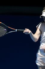 ELINA SVITOLINA at Australian Open Tennis Tournament in Melbourne 01/23/2018