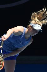 ELINA SVITOLINA at Practice Session at Australian Open Tennis Tournament in Melbourne 01/14/2018