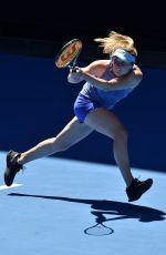 ELINA SVITOLINA at Practice Session at Australian Open Tennis Tournament in Melbourne 01/14/2018