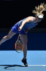 ELINA SVITOLINA at Practice Session at Australian Open Tennis Tournament in Melbourne 01/14/2018