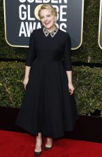 ELISABETH MOSS at 75th Annual Golden Globe Awards in Beverly Hills 01/07/2018