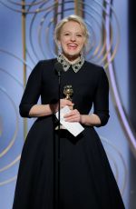 ELISABETH MOSS at 75th Annual Golden Globe Awards in Beverly Hills 01/07/2018