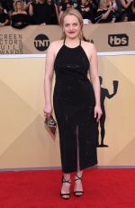 ELISABETH MOSS at Screen Actors Guild Awards 2018 in Los Angeles 01/21/2018