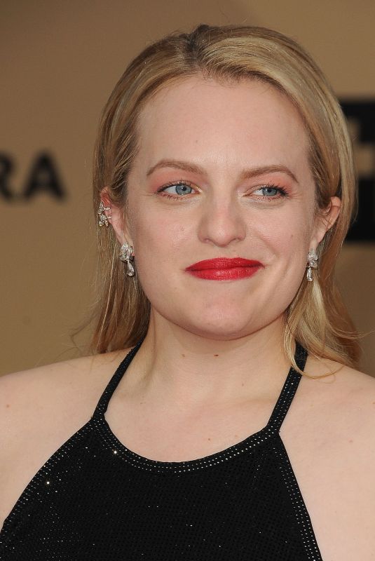 ELISABETH MOSS at Screen Actors Guild Awards 2018 in Los Angeles 01/21/2018