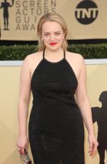ELISABETH MOSS at Screen Actors Guild Awards 2018 in Los Angeles 01/21/2018