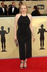 ELISABETH MOSS at Screen Actors Guild Awards 2018 in Los Angeles 01/21/2018