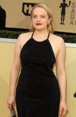 ELISABETH MOSS at Screen Actors Guild Awards 2018 in Los Angeles 01/21/2018