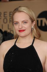 ELISABETH MOSS at Screen Actors Guild Awards 2018 in Los Angeles 01/21/2018