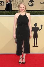 ELISABETH MOSS at Screen Actors Guild Awards 2018 in Los Angeles 01/21/2018
