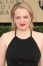 ELISABETH MOSS at Screen Actors Guild Awards 2018 in Los Angeles 01/21/2018