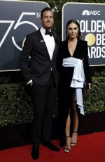 ELIZABETH CHAMBERS at 75th Annual Golden Globe Awards in Beverly Hills 01/07/2018