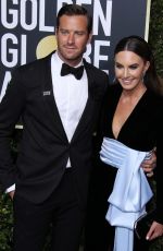 ELIZABETH CHAMBERS at 75th Annual Golden Globe Awards in Beverly Hills 01/07/2018