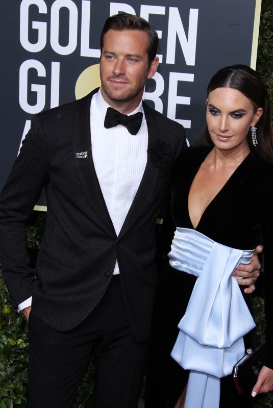 ELIZABETH CHAMBERS at 75th Annual Golden Globe Awards in Beverly Hills 01/07/2018