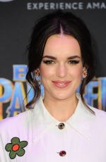 ELIZABETH HENSTRIDGE at Black Panther Premiere in Hollywood 01/29/2018