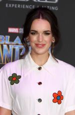 ELIZABETH HENSTRIDGE at Black Panther Premiere in Hollywood 01/29/2018