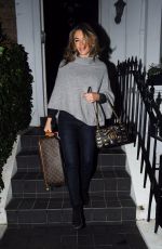 ELIZABETH HURLEY Leaves Her Home in London 01/29/2018