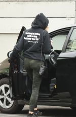 ELIZABETH OLSEN Out for Coffee with a Friend in Los Angeles 01/19/2018