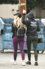 ELIZABETH OLSEN Out for Coffee with a Friend in Los Angeles 01/19/2018