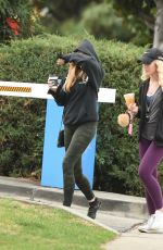 ELIZABETH OLSEN Out for Coffee with a Friend in Los Angeles 01/19/2018