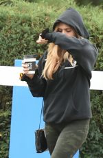 ELIZABETH OLSEN Out for Coffee with a Friend in Los Angeles 01/19/2018