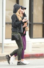 ELIZABETH OLSEN Out for Coffee with a Friend in Los Angeles 01/19/2018
