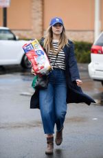 ELIZABETH OLSEN Out Shopping in Los Angeles 01/09/2018