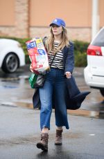 ELIZABETH OLSEN Out Shopping in Los Angeles 01/09/2018