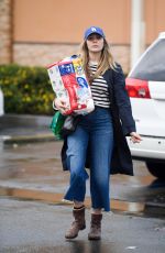 ELIZABETH OLSEN Out Shopping in Los Angeles 01/09/2018