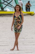 ELIZABETH TURNER on the Set of a Photoshoot for Ellie Wilde in Miami Beach 01/19/2018
