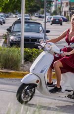 ELIZABETH TURNER on the Set of a Photoshoot for Ellie Wilde in Miami Beach 01/19/2018