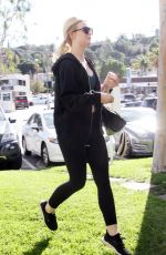 ELLE FANNING Arrives at a Gym in Los Angeles 01/14/2018