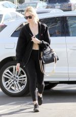 ELLE FANNING Arrives at a Gym in Los Angeles 01/14/2018