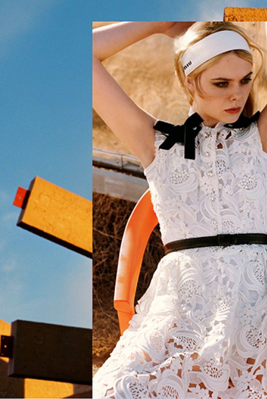 ELLE FANNING for Miu Miu, Spring/Summer 2018 Collection