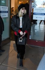 ELLE FANNING Out at 2018 Sundance Film Festival 01/20/2018