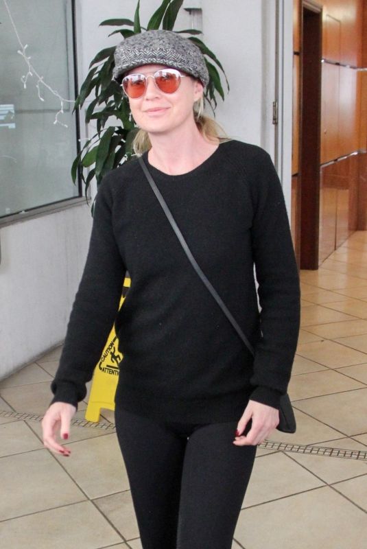 ELLEN POMPEO Out for Lunch at E Baldi in Beverly Hills 01/04/2018