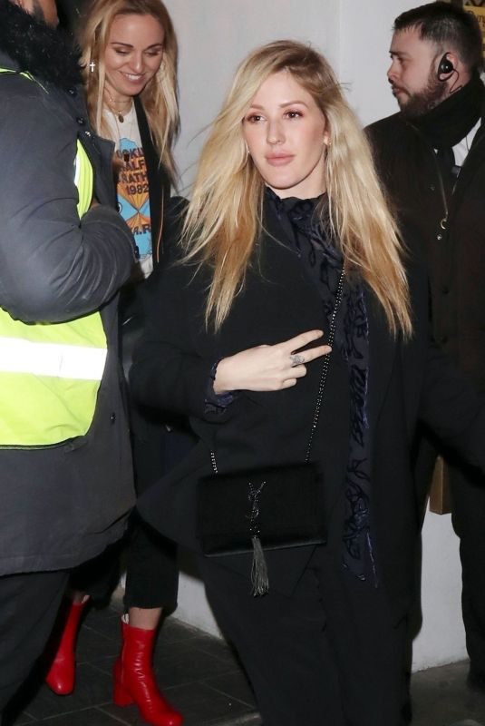 ELLIE GOULDING Night Out in London 01/25/2018