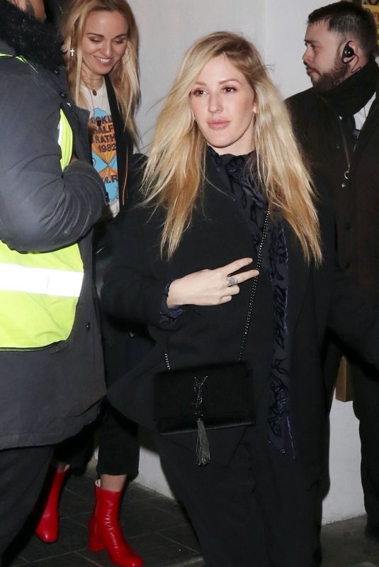 ELLIE GOULDING Night Out in London 01/25/2018