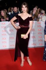 ELLIE TAYLOR at National Television Awards in London 01/23/2018