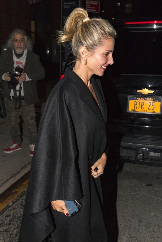 ELSA PATAKY Leaves Her Hotel in New York 01/16/2018