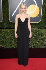 EMILIA CLARKE at 75th Annual Golden Globe Awards in Beverly Hills 01/07/2018