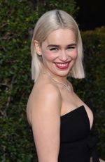 EMILIA CLARKE at 75th Annual Golden Globe Awards in Beverly Hills 01/07/2018