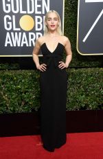 EMILIA CLARKE at 75th Annual Golden Globe Awards in Beverly Hills 01/07/2018