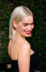 EMILIA CLARKE at 75th Annual Golden Globe Awards in Beverly Hills 01/07/2018
