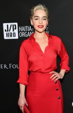 EMILIA CLARKE at 7th Annual Sean Penn & Friends Haiti Rising Gala in Hollywood 01/06/2018