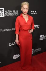 EMILIA CLARKE at 7th Annual Sean Penn & Friends Haiti Rising Gala in Hollywood 01/06/2018