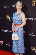 EMILIA CLARKE at Bafta Los Angeles Tea Party in Los Angeles 01/06/2018