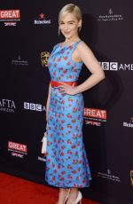 EMILIA CLARKE at Bafta Los Angeles Tea Party in Los Angeles 01/06/2018