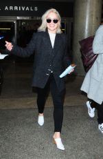 EMILIA CLARKE at LAX Airport in Los Angeles 01/02/2018