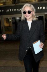 EMILIA CLARKE at LAX Airport in Los Angeles 01/02/2018