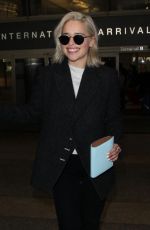 EMILIA CLARKE at LAX Airport in Los Angeles 01/02/2018